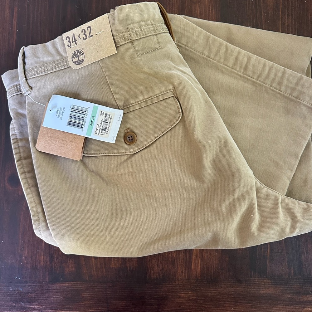 Timberland Tan Chino Pants Classic Style